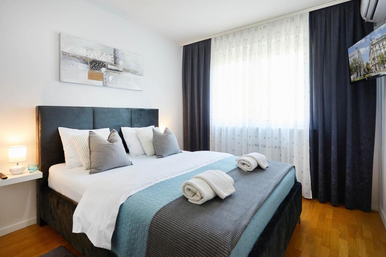 Spacious 2Bdr Apartment Near Business District Zágráb Kültér fotó